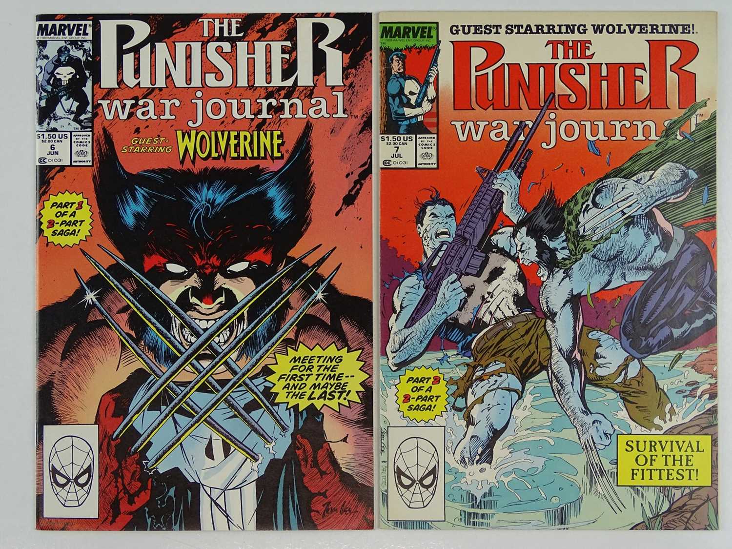 Lot 64 - PUNISHER: WAR JOURNAL #6 & 7 - (2 in Lot) -...