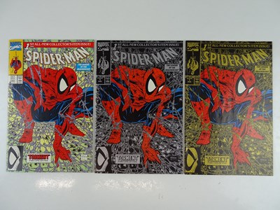 Lot 56 - SPIDER-MAN #1 - (3 in Lot) - (1990 - MARVEL)...