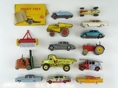 Lot 46 - A mixed group of playworn vehicles mostly by...
