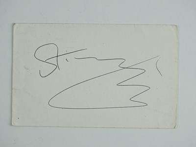 Lot 186 - English Musician and actor, principal...