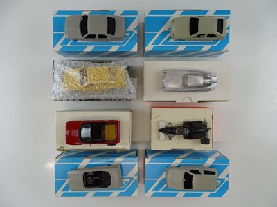 Lot 72 - A group of Alfa Romeo white metal and resin...