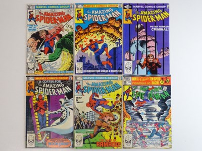 Lot 170 - AMAZING SPIDER-MAN #217, 218, 219, 220, 221,...