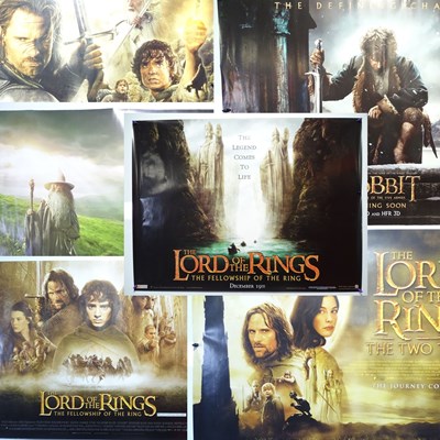 Lot 288 - LORD OF THE RINGS: A selection of UK Quad Film...