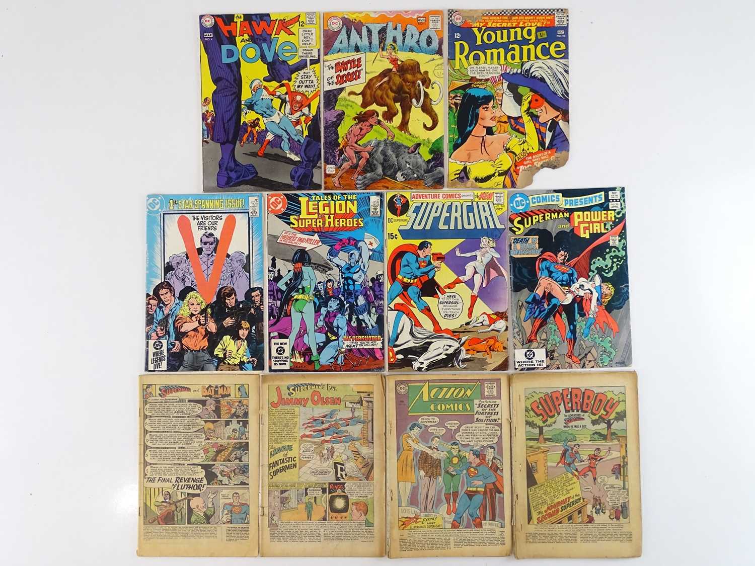 Lot 26 - HAWK & DOVE + ANTHRO + YOUNG ROMANCE + V +...
