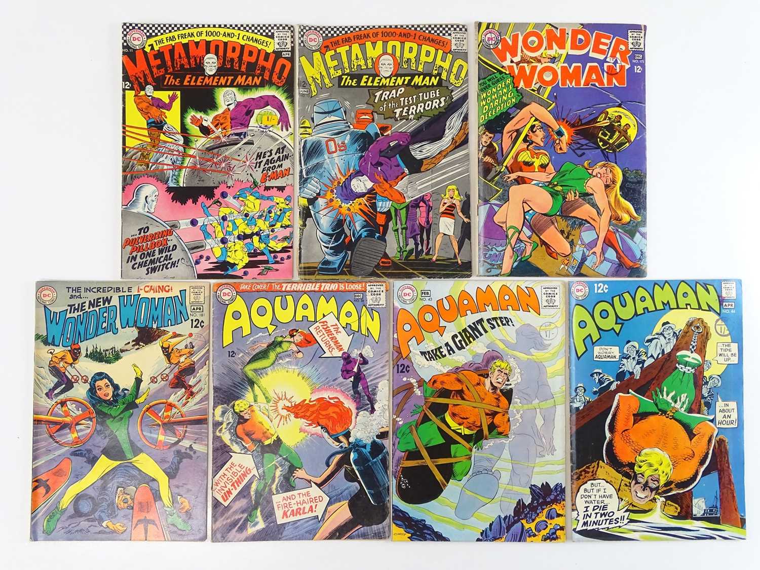 Lot 28 - METAMORPHO + WONDER WOMAN + AQUAMAN - (7 in...