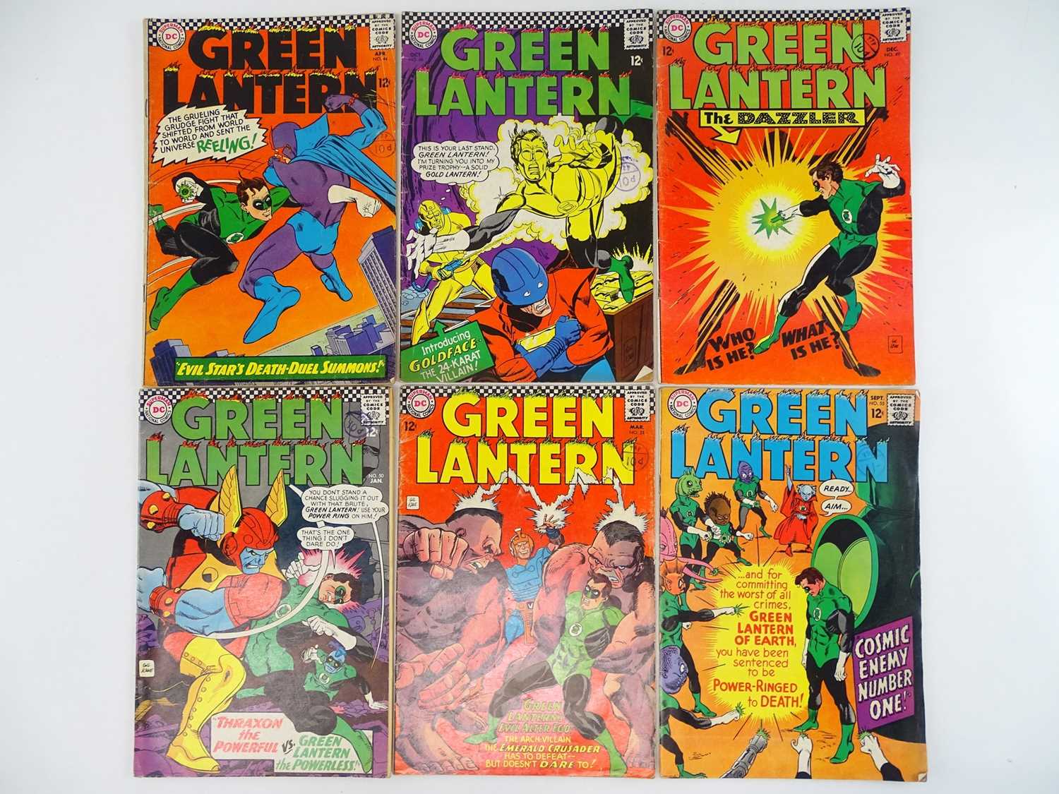 Lot 31 - GREEN LANTERN #44. 48, 49, 50, 51, 55 - (6 in...
