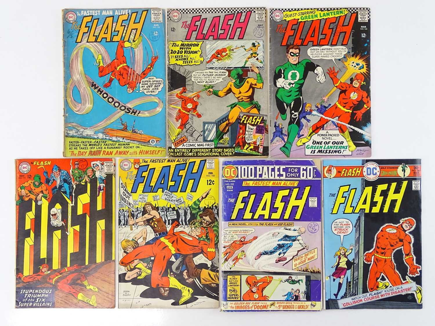 Lot 34 - FLASH #154, 161, 168, 174, 185, 232, 240 - (7...