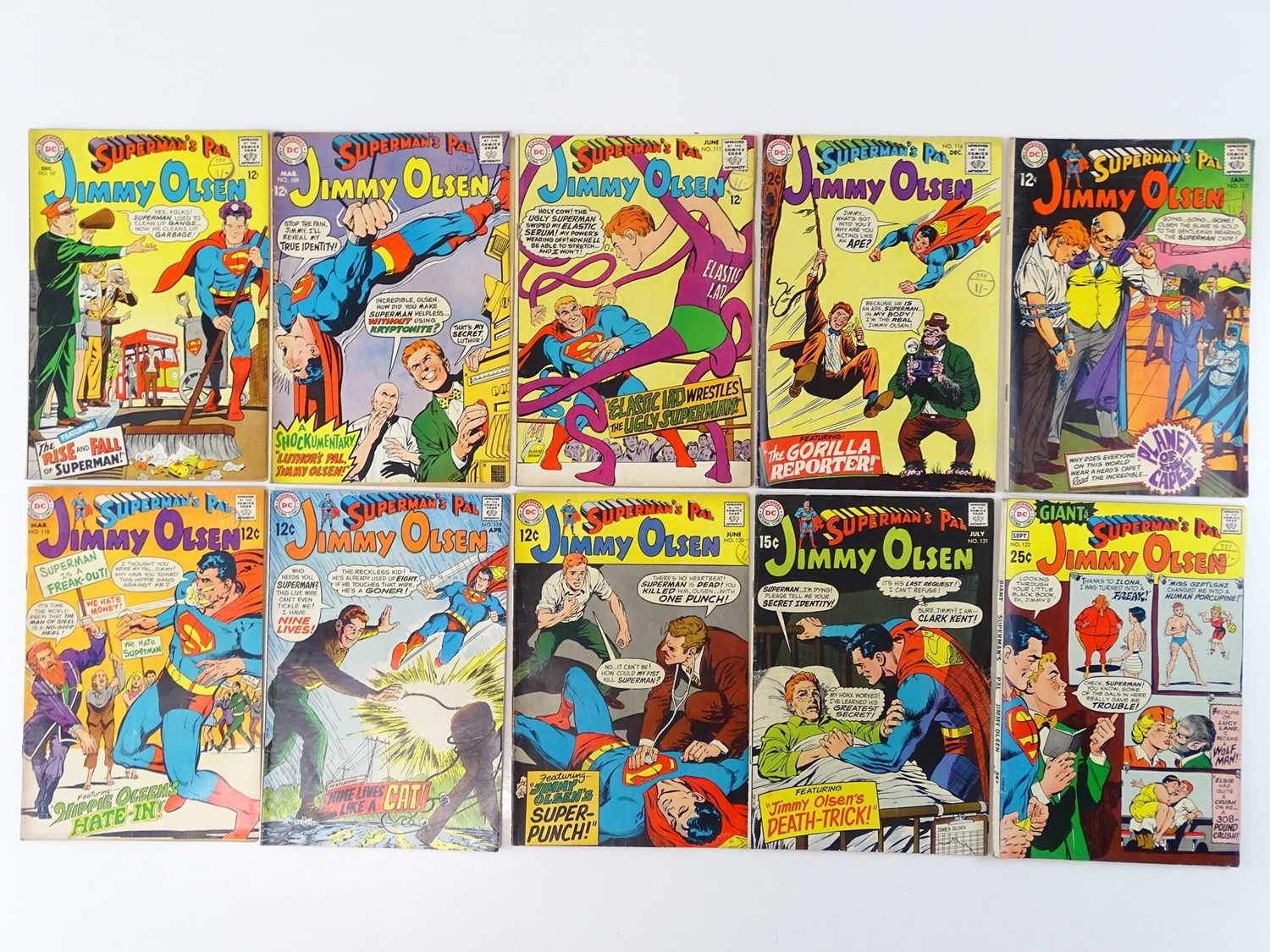 Lot 40 - SUPERMAN'S PAL: JIMMY OLSEN #107, 109, 111,...