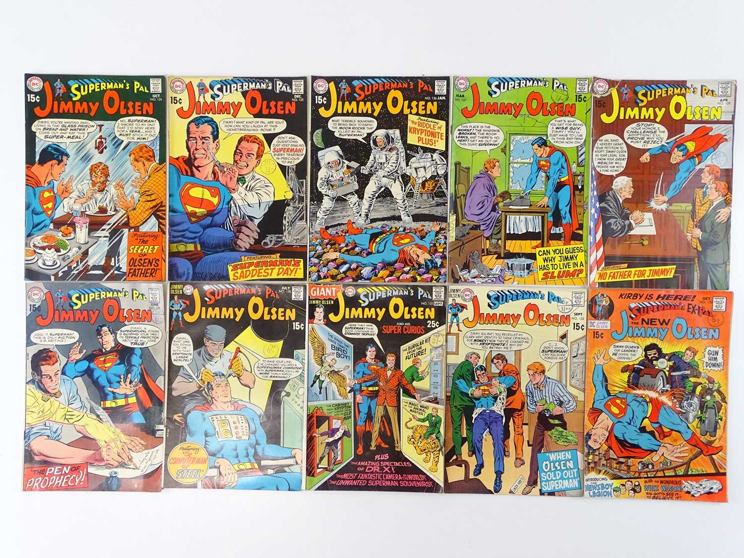 Lot 41 - SUPERMAN'S PAL: JIMMY OLSEN #124, 125, 126,...