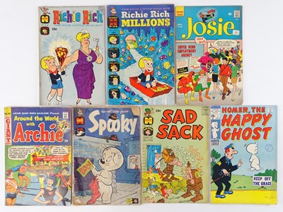 Lot 58 - HARVEY, ARCHIE & MARVEL MIXED COMIC LOT - (7...