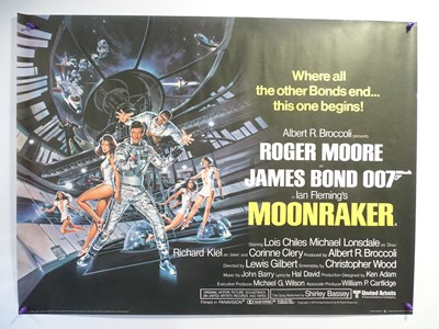 Lot 66 - JAMES BOND: MOONRAKER (1979) - British UK Quad...