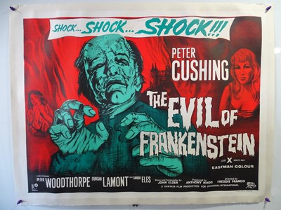Lot 17 - THE EVIL OF FRANKENSTEIN (1964) - UK quad -...