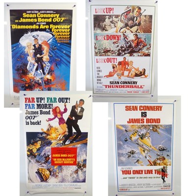 Lot 52 - JAMES BOND POSTER LOT (4 in Lot) - 25" x 39.5"...