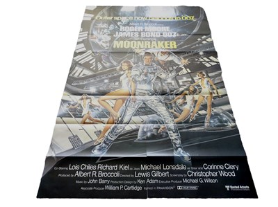 Lot 65 - JAMES BOND: MOONRAKER (1979) - 118" x 80" (300...
