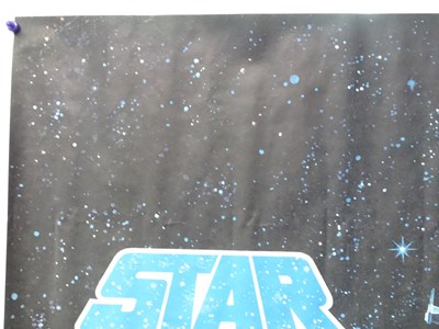 Lot 560 - STAR WARS: A NEW HOPE (1977) - British UK quad...