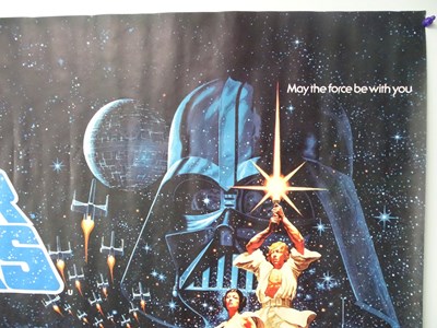 Lot 560 - STAR WARS: A NEW HOPE (1977) - British UK quad...