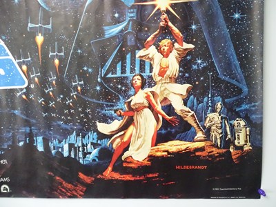 Lot 560 - STAR WARS: A NEW HOPE (1977) - British UK quad...