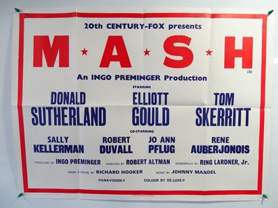 Lot 141 - MASH (1970) UK Quad - alternative text version...