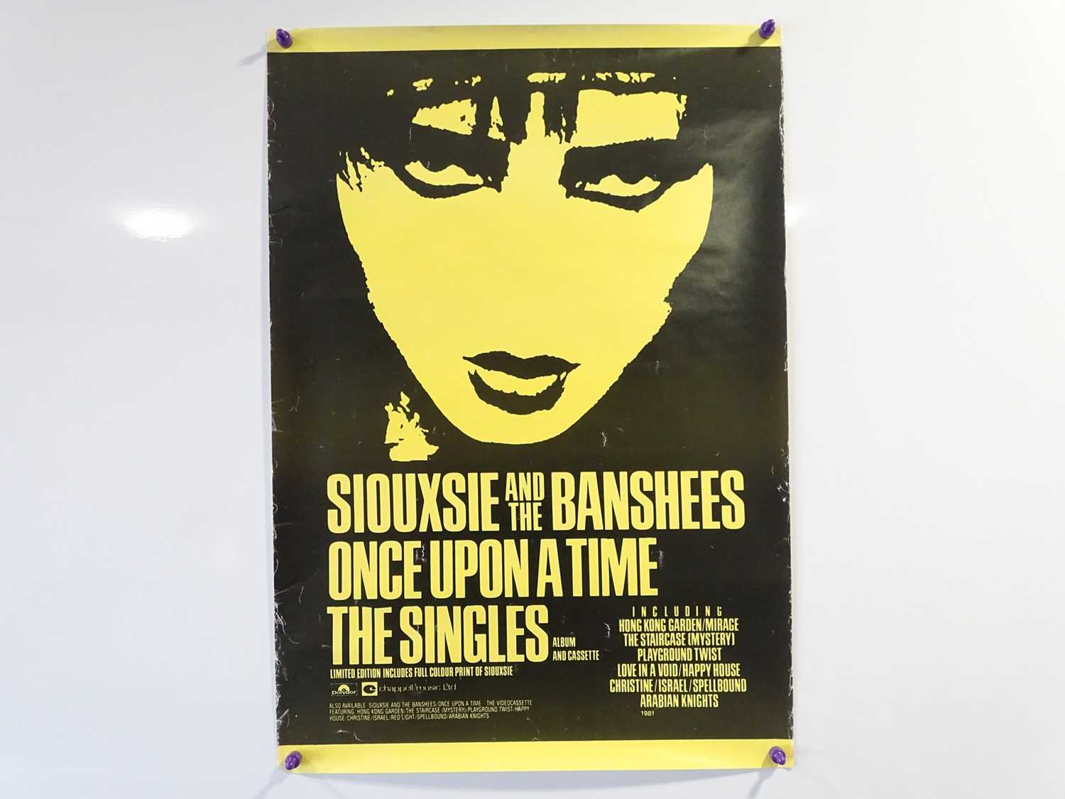 Lot 679 - SIOUXSIE & THE BANSHEES 1980s Music Poster -