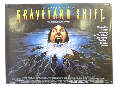 Lot 7 - HORROR LOT of UK Quads (10 in lot) ALL rolled...