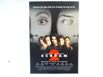 Lot 16 - HORROR LOT of US one sheets (8 in lot) to...