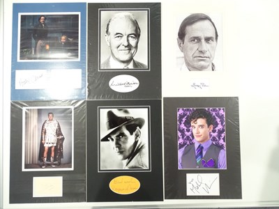 Lot 281 - A group of mounted signatures to include...