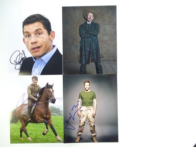 Lot 80 - A group of signed photographs of male actors...