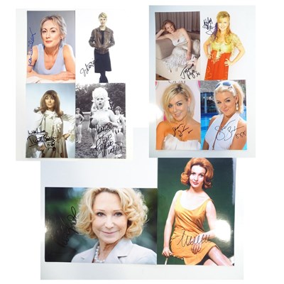 Lot 177 - A group of signed 8 x 12 photographs of...