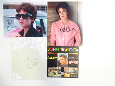 Lot 256 - GREASE - A selection of signed items including...