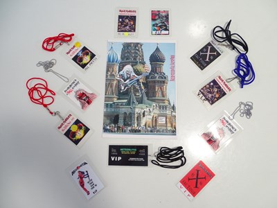 Lot 771 - IRON MAIDEN - a quantity of VIP passes for...