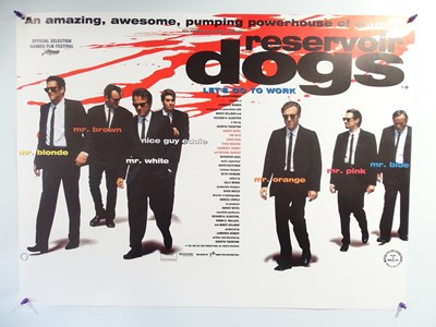 Lot 144 - RESERVOIR DOGS (1992) - British UK Quad film...