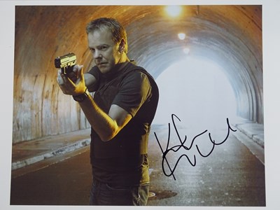 Lot 2 - 24: KIEFER SUTHERLAND - A signed colour 10x8...