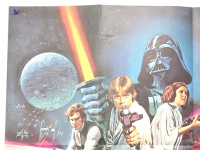Lot 558 - STAR WARS: A NEW HOPE (1977) - British UK quad...