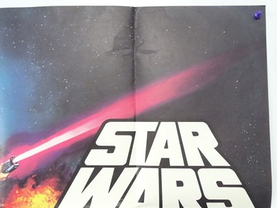 Lot 558 - STAR WARS: A NEW HOPE (1977) - British UK quad...