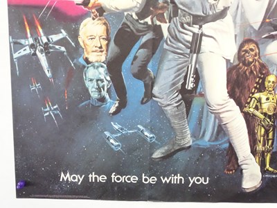 Lot 558 - STAR WARS: A NEW HOPE (1977) - British UK quad...