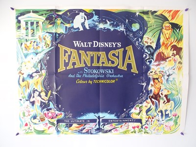 Lot 234 - WALT DISNEY: FANTASIA (1968 Release) - UK Quad...