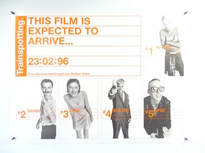Lot 149 - TRAINSPOTTING (1995) - UK Quad Film Poster -...