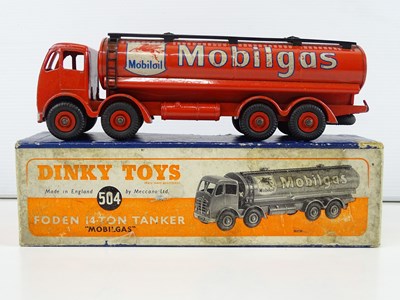 Lot 10 - A DINKY 504 Foden 14-ton tanker "Mobilgas",...