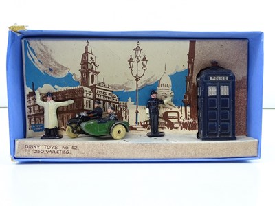 Lot 134 - A DINKY No. 42 pre-war 'Police Patrol' gift...