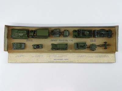 Lot 136 - A scarce DINKY 156 pre-war "Mechanised Army"...