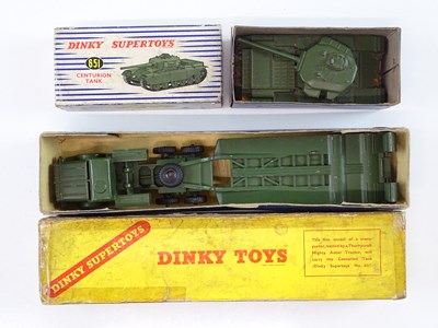 Lot 151 - A DINKY 660 Tank Transporter in plain yellow...