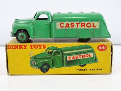 Lot 185 - A DINKY 441 "Castrol" Tanker in green - G in G...