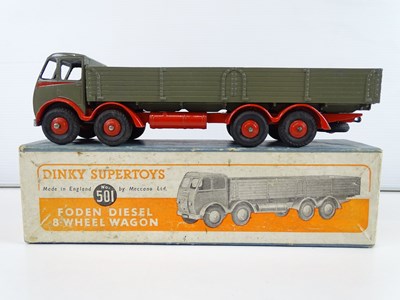 Lot 20 - A DINKY 501 Foden 8-wheel Wagon, 1st style cab...