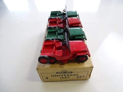 Lot 46 - A DINKY 25Y Universal Jeep trade box complete...