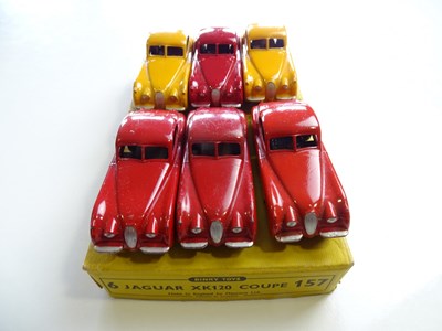Lot 57 - A DINKY 157 Jaguar XK120 Coupe trade box...