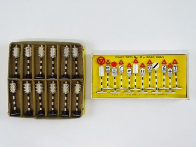 Lot 63 - A set of DINKY No. 47 Road Signs in the...