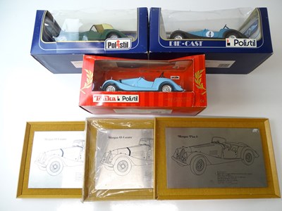 Lot 96 - A group of large scale Morgan car models by...