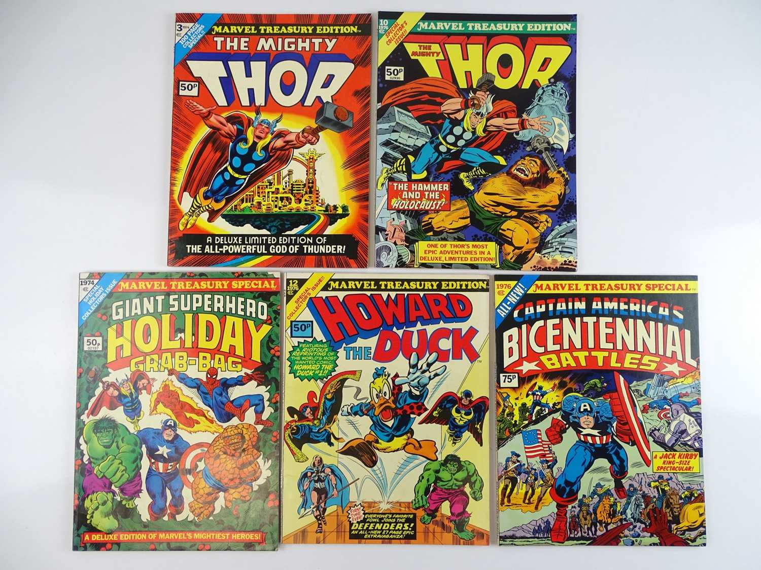 Lot 35 - MARVEL TREASURY EDITION LOT - (5 in Lot) -...