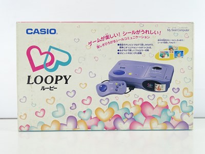 Lot 5 - Casio Loopy console - My Seal computer SV-100 -...