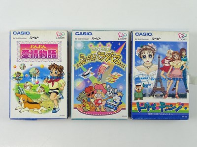 Lot 6 - Casio Loopy My Seal Computer games - Bow-wow...